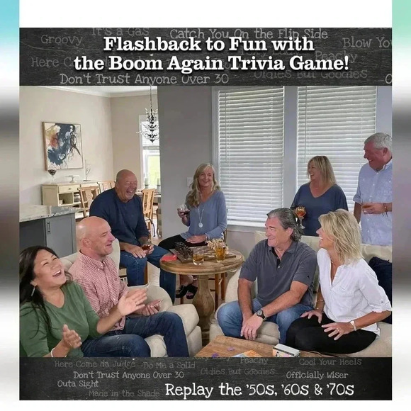 Board Game50s,60s,and'70s Pop Culture & Music Trivia Game Best Party Game! - Picture 3 of 8